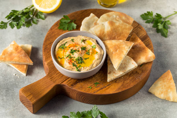 istock Homemade Eggplant Babaganoush Dip 1411662005