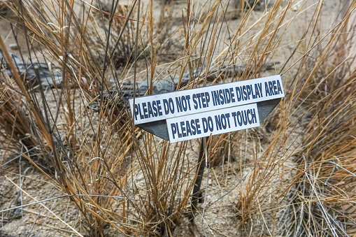 Do Not Enter Sign at Otjozondjupa Region, Namibia