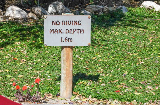 istock No Diving Sign at Kunene Region, Namibia 1411665000