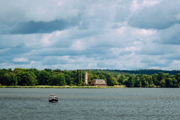 Havel River and The Protestant Church of the Redeemer (German: Heilandskirche)