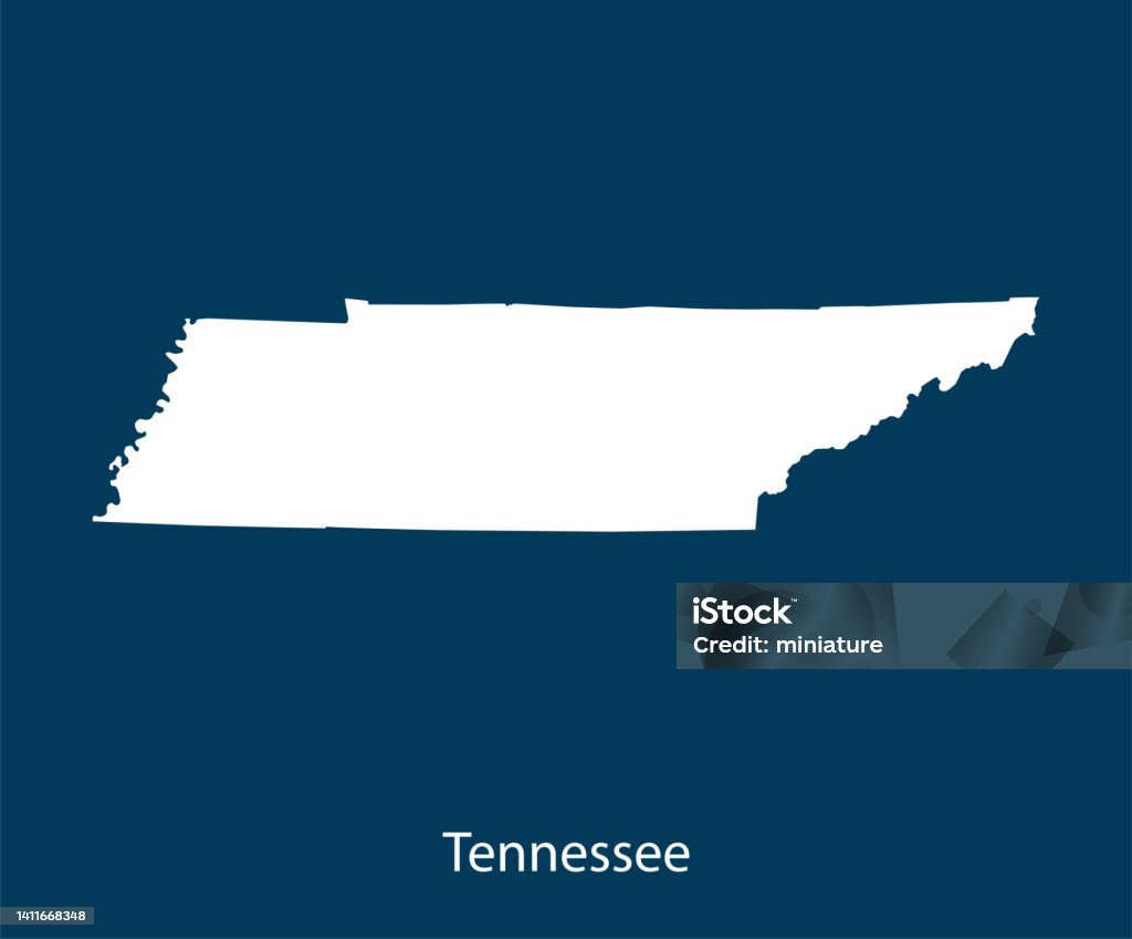 Tennessee Abstract Backdrop Tennessee Map Stock Illustration - Download Image Now - Abstract ...