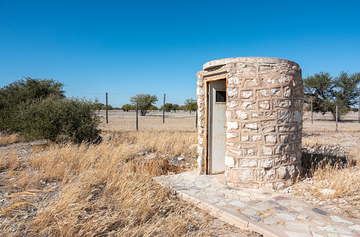 Public Restroom at Etosha National Park in Kunene Region, Namibia