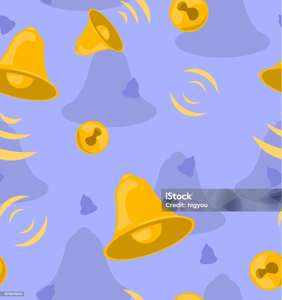 Bell Ringing Material Bells Ringing Texture Pattern Stock Illustration - Download Image Now ...