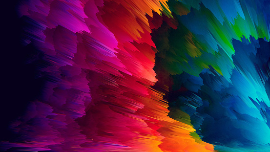 istock 3d abstract colorful background. Suitable for magazine covers, banners and brochures. 3d render 1411682102
