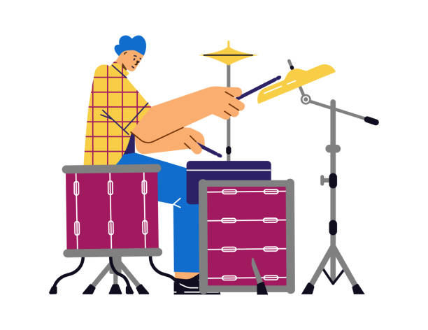 Playing Drums Illustrations, Royalty-Free Vector Graphics & Clip Art -  iStock