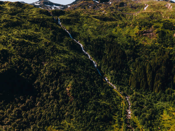 views from around the lofoten islands in norway - vaeroy imagens e fotografias de stock