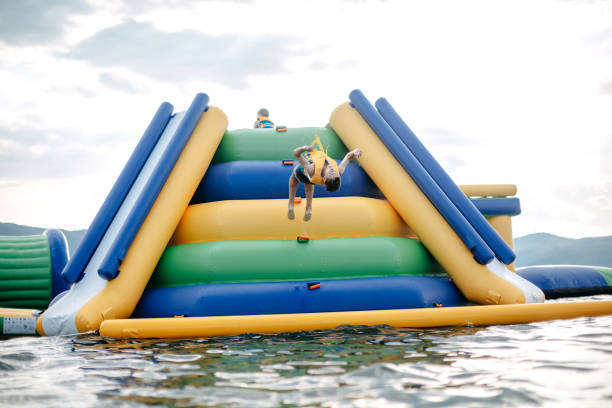 istock Kid having fun in Water Park 1411696594
