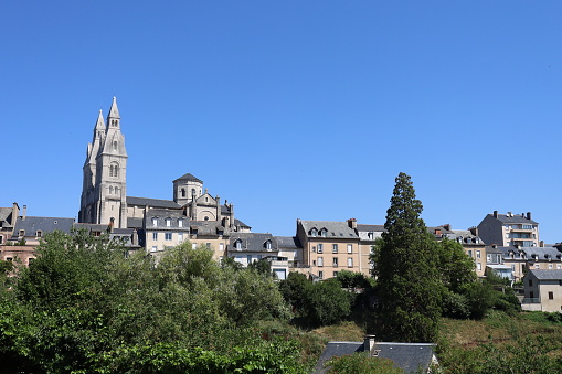 Overview of the city, city of Rodez, department of Aveyron, France