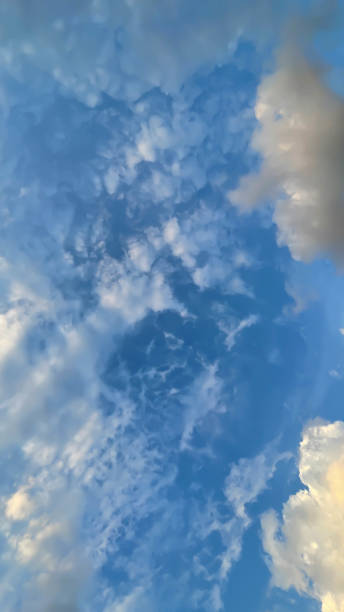 istock Sky with blue and white cloud beautiful nature background 1411696809
