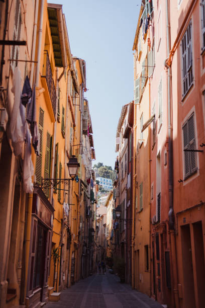 istock Narrow streets of Menton 1411707349
