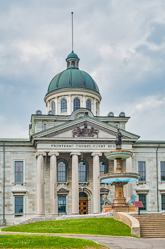 Frontenac County Courthouse in downtown Kingston Ontario Canada.