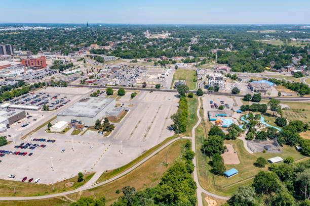 istock Aerial Cityscape, Brantford, Canada 1411724136