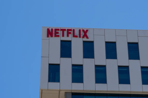 Netflix Los Angeles Headquarters building. stock photo