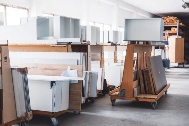 istock Chipboard furniture pieces 1411727445