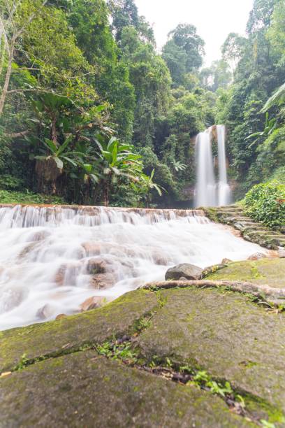 istock Landscape photo: Dasara waterfall. This is a beautiful waterfall in Vietnam. 1411733543