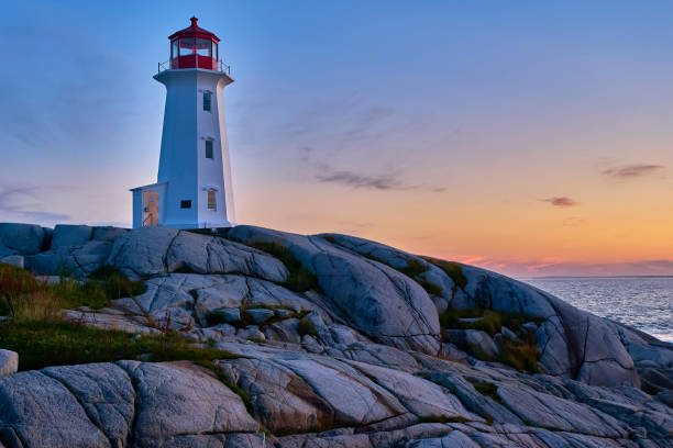 istock Beautiful Peggys Cove Sunset 1411740037