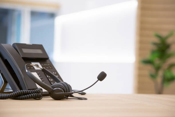 Communication support, call center and customer service help desk.for (call center) concept