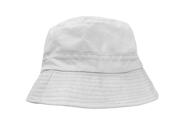 istock white bucket hat isolated on white 1411752646