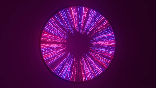istock abstract purple fractal background, 3d rendered 1411757720