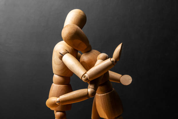 istock Hug concept. Drawing on a chalkboard. Support service for those in need. 1411759545