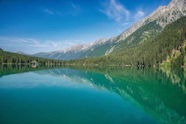 istock Lago di Anterselva in the Dolomites, Italy 1411771581