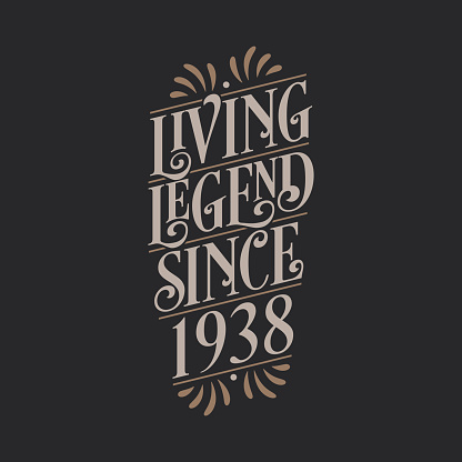 Living Legend since 1938, 1938 birthday of legend