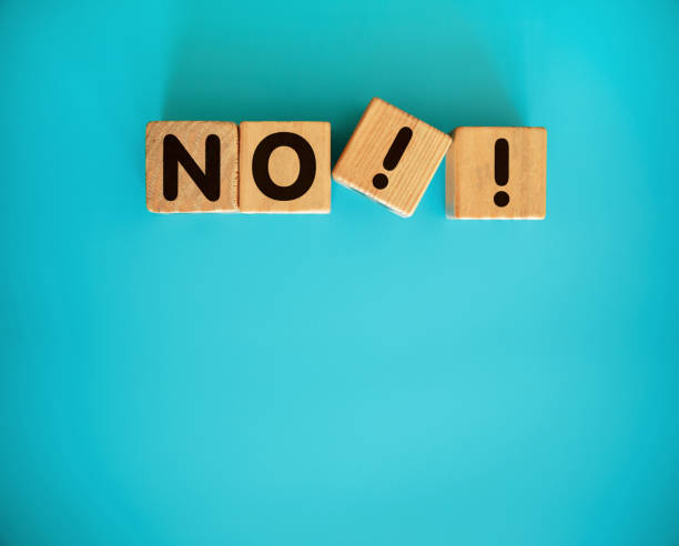 istock No word on wooden block 1411779474
