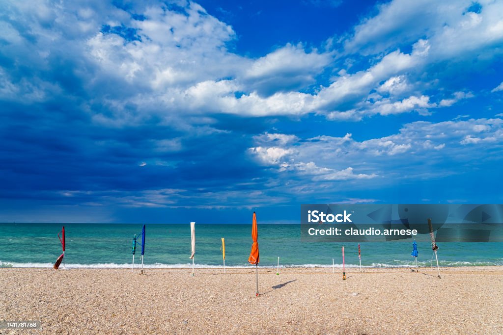 calm sea in the morning Adriatic Sea Stock Photo