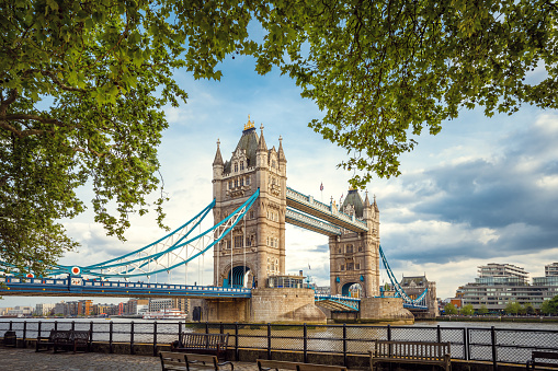 the famous tower bridge of london