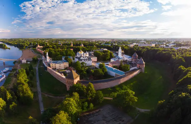 Photo of Kremlin fortress in Veliky Novgorod (Novgorod the Great), Russia