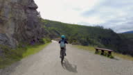istock Biking at the Myra Canyon Trestles near Kelowna 1411784766