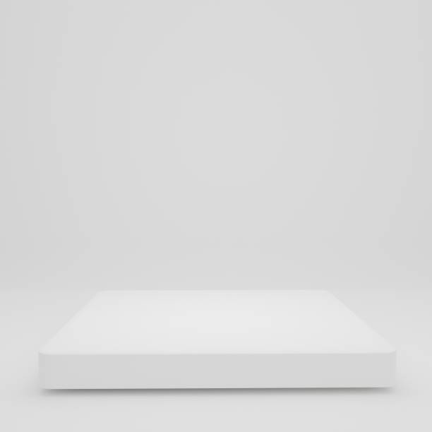 istock Product Stand in white room ,Studio Scene For Product ,minimal design,3D rendering 1411786423