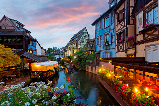 Medieval town of Colmar, Alsace, France