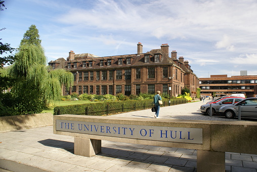 University of hull Campus, Cottingham road, Kingston upon Hull, Yorkshire. university of Hull. Public research college