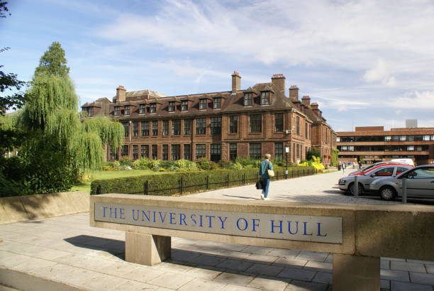 University of hull Campus,  Kingston upon Hull, University of hull Campus, Cottingham road, Kingston upon Hull, Yorkshire. university of Hull. Public research college humberside stock pictures, royalty-free photos & images