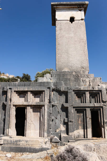 istock Kas, Antalya, Turkey - September 14 2015: Ancient lycian ruins at Xanthos 1411806965
