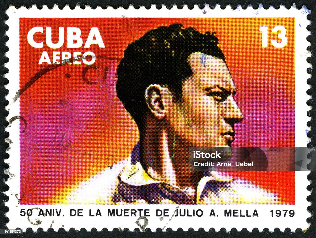 Francobollo postale - Foto stock royalty-free di America Latina