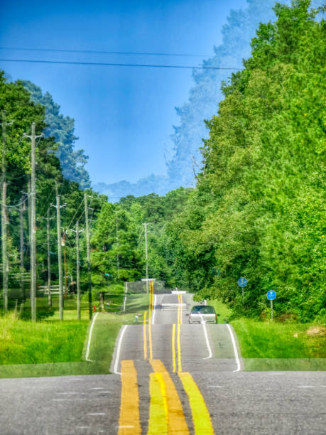 istock Rural Road in HDR gone Wrong 1411814599