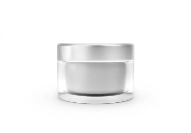 istock Empty packaging cosmetic cream isolated on white background  ready for product design. 3d render 1411822327