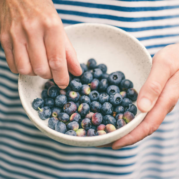 istock Blueberries just off the bush 1411832422