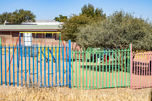 Playground at Katutura Township near Windhoek at Khomas Region, Namibia