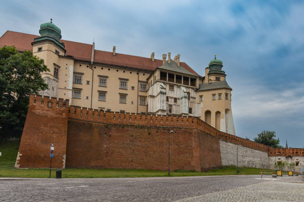 Krakow, Poland - Oct 25, 2019: Wawel Castle - Krakow, Poland