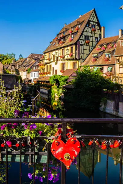 Medieval colorful houses in Colmar, Alsace