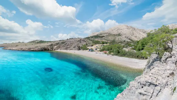 Photo of Landscape with Zala beach, Krk island, Croatia