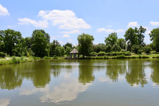 istock Peaceful Country Lake 1411848153