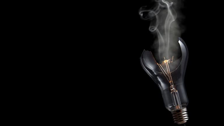 Smooking Loop 510+ Broken Lightbulb Stock Videos and Royalty-Free Footage - iStock