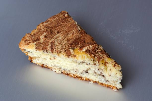 istock Piece of Cinnamon Pie Cake 1411862675