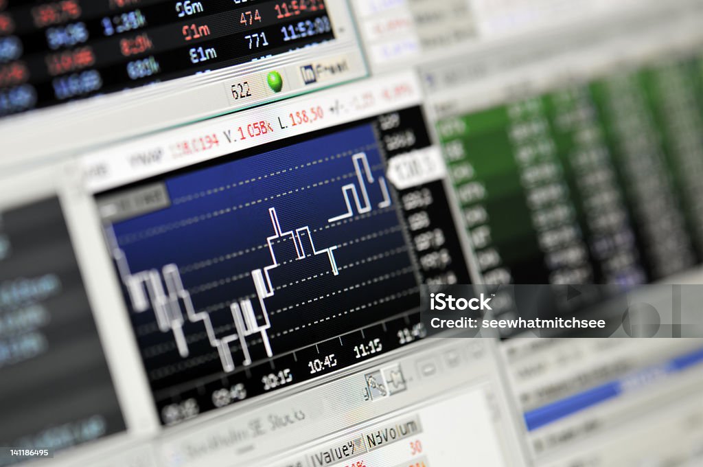 Marché de Performance - Photo de Bourse de Francfort libre de droits