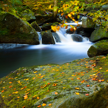 stream off the mountains in Switzerland