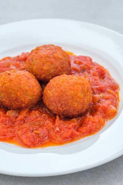 istock Fish balls on the plate 1411892439